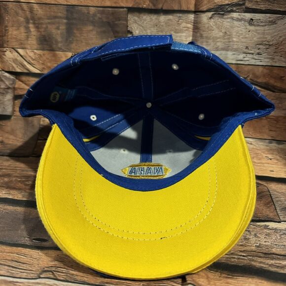 NAPA Racing Baseball Hat Cap Blue Yellow Adjustable Strapback NASCAR NHRA Fan - Picture 6 of 7